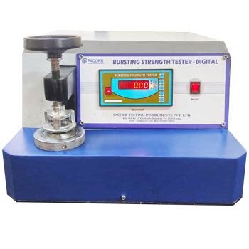 bursting strength tester manufacturer india|bursting strength digital tester.